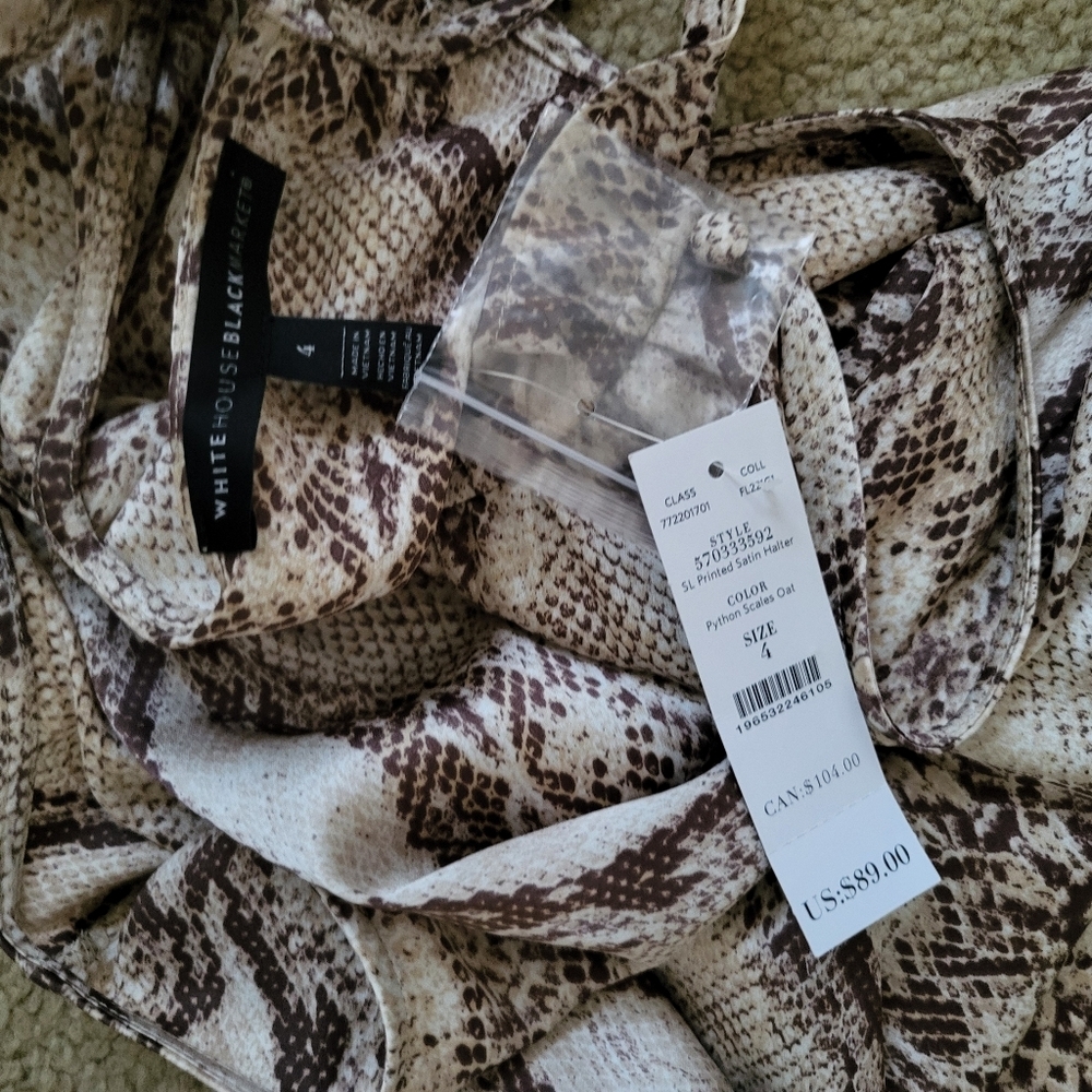 snake print top new with tags - image 5